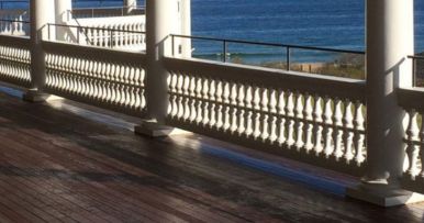 Deck and railing
